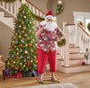 6 ft. Animated Beach Holiday Santa