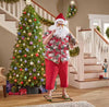 6 ft. Animated Beach Holiday Santa