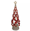 Member's Mark Pre-Lit 7-Foot Decorative Ornament Tree - Red/Gold