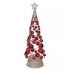 Member's Mark Pre-Lit 7-Foot Decorative Ornament Tree - Red/Gold