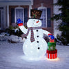 Member's Mark Pre-Lit 72-inch Pop-Up Twinkling Snowman with Presents