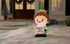 Gemmy 3.5 ft. Tall LED Buddy the Elf with Banner Christmas Holiday Inflatable