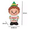 Gemmy 3.5 ft. Tall LED Buddy the Elf with Banner Christmas Holiday Inflatable