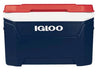 Igloo 60-Quart Wheeled Cooler Tailgate Edition Navy/Red