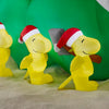 Gemmy Peanuts 7-FT Snoopy Pulling Christmas Tree with Woodstock Holiday Inflatable