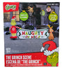 Gemmy 9FT Wide LED Grinch and Max with "Naughty or Nice" Scene Inflatable