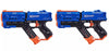 Zuru X-Shot-Dart Ball Blaster-Chaos Meteor 2 Blasters and 24 Spherical Rounds