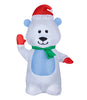 Holiday Living 23-inch Christmas Polar Bear Airdorable Inflatable for Indoor Use