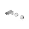 Dornbracht 36707740-00  wall mounted three-hole tap polished chrome