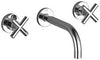 Dornbracht 36712892-000010 Wall-mounted lavatory mixer without drain Chrome