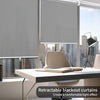 YCUHEN Cordless Roller Shades Pull Down Window Blinds Grey 36"W X 72"L