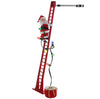 Mr. Christmas 43" Super Climbing Santa Holiday Decoration White Santa