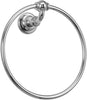 Newport Brass 38-09 Ithaca 8" Towel Ring with Mounting Hardware, Polished Chrome