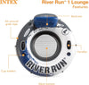 Intex River Run II 2-Person Float with Built-in Cooler and Two River Run Single Rider Float