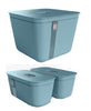 3-Piece Vacuvita Premium Vacuum Container in Blue (1 Large and 2 Small)