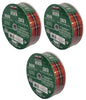 3-Pack Kirkland Wire Edged Red, Black Plaid with Silver Ribbon 50 yards X 1.5 inches