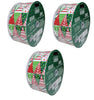 3pk-Kirkland Wire Edged Christmas Triangles Ribbon in Red, Green, White 50yd X 2.5in