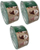 3-Pack Kirkland Signature Holiday Gnome Burlap Ribbon Wire Edged 50 Yards x 2.5 inches
