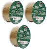 Kirkland Wire Edged Gold Square Metallic Sheer Ribbon 50yd x 2.5in (3-Pack)
