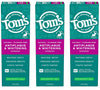 Tom's of Maine Antiplaque and Whitening Natural Toothpaste Spearmint Gel 4oz (3-Pack)