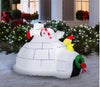 Gemmy Peanuts 4.5-FT Snoopy and Woodstock Igloo Scene Holiday Inflatable