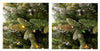 4.5 ft Pre-Lit Potted Aspen Artificial Christmas Tree, Color-Changing Radiant Micro LED Lights