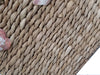 Baum 4-Piece Hamper Set with Multi-Colored Shell Trim, Beige