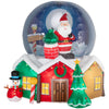 Gemmy 9-foot Pre-Lit Inflatable Santa Snowglobe Holiday Scene