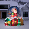 Gemmy 9-foot Pre-Lit Inflatable Santa Snowglobe Holiday Scene