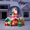 Member's Mark 9-FT Pre-Lit Inflatable Snowglobe 104" x 96" x 108"