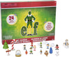 Jakks Holiday Elf Advent Calendar 24 Days of Collectible Surprise