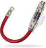 InstallGear IG0WFHOFC 1-Foot 1/0 AWG Gauge Wire with 150A ANL Fuse Holder
