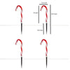 Home Accents Holiday 16.5 inch Candy Cane LED Pathway Lights 8-Pack
