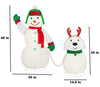 Home Accents Holiday 2-Piece Yuletide Lane LED Snowman and Dog