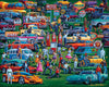 Dowdle Folk Art 438 Jigsaw Puzzle - History of Cars - 500 Piece