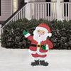 Holiday Living 44-inch Twinkling Santa Pre-lit with LED Christmas Yard Decor