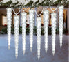 Gemmy LED Lightshow Shooting Star Icicle Lights White Set of 8