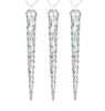 Gemmy LED Lightshow Shooting Star Icicle Lights White Set of 8