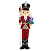 Member's Mark 8-FT Pop-Up Twinkling Nutcracker Yard with White LED Lights