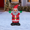 Holiday Living 4-FT Tall Pre-Lit Santa Christmas Inflatable with Gray Beard