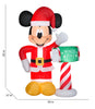 Disney 7FT Lighted Mickey Mouse with North Pole Mailbox Holiday Inflatable