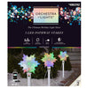 Gemmy Orchestra of Lights 3 LED Snowflakes Pathway Stakes Multicolor 5.5-Feet