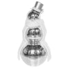 Member's Mark 36-inch Silver Mirror Disco Snowman with Hat and Scarf Decor