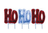 GE StayBright 360 LED Red and Silver HO HO HO Tape Light Sculpture 63-inch W