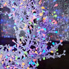 GE 28-in Hanging Winterberry Branch Wreath with Color Changing LED Lights