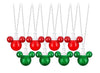 Disney 8-Count 7-FT Mickey Mouse Blinking LED Plug-In Christmas Light String White