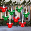 Disney 8-Count 7-FT Mickey Mouse Blinking LED Plug-In Christmas Light String White