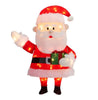 Rudolph The Red Nose Reindeer Santa Lighted Tinsel Yard Sculpture 2.45FT