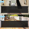 Retractable Mounted Extra Wide and Extra Long Mesh Baby Gate Black 34in H X 110in