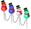 LED LightShow ColorMotion Deluxe Pathway Markers Snowmen Multicolor 4-Pack